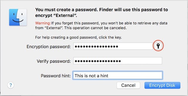 password mac