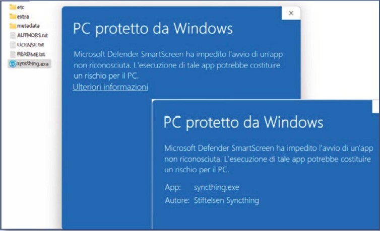 windows syncthing