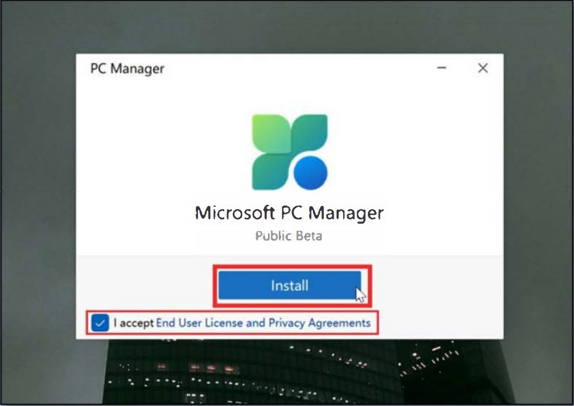 pc manager installazione
